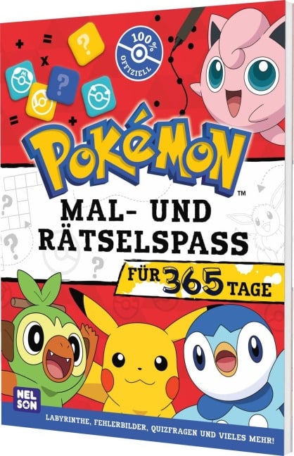 Pokémon Activity-Buch - Mal- und Rätselspaß für 365 Tage